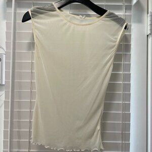 Sleeveless Mesh Top